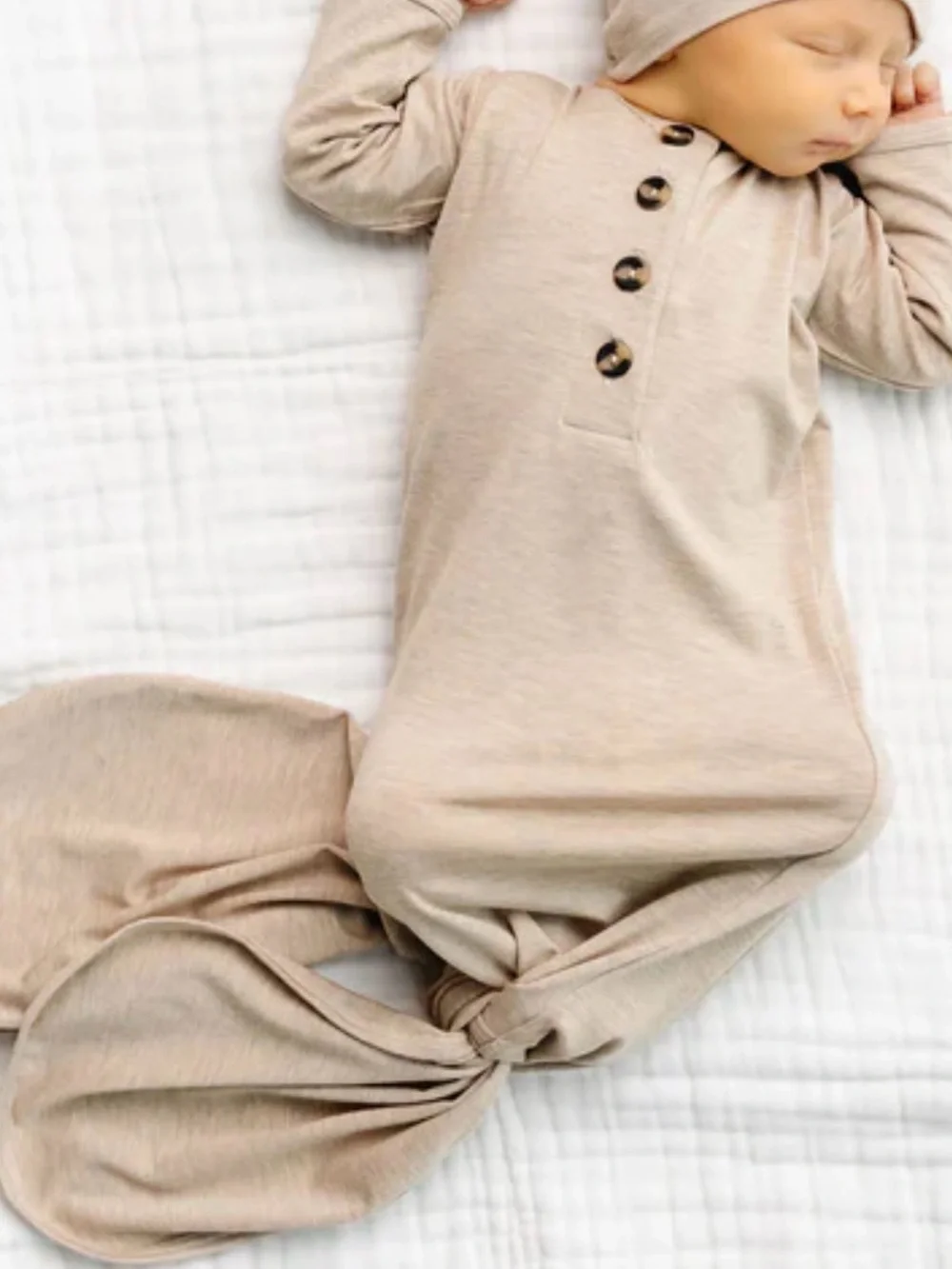 Lou Lou & Company Blush Cream Long Sleeve Gown One-Piece